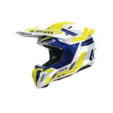 Мотошлем Airoh Twist 3 Dynasty TW3DI31-XS (XS, синий/желтый глянец)