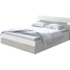 Кровать PROxSON Milton с ПМ 180x200 (белый/ясень шимо светлый)
