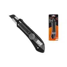 Нож канцелярский выдвижной 18 мм STARTUL Black Line (ST0922)