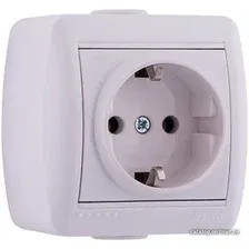 Розетка Lezard Nata 710-0200-122 (белый)