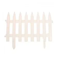Забор декоративный №3 "Gotika" 3,10 м 7 шт   белый