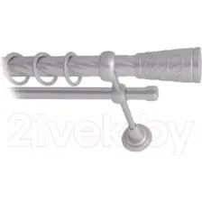 Карниз для штор Lm Decor Византия 066 2р витой 25/16мм (сатин, 1.6м)