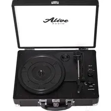 Проигрыватель виниловых пластинок Alive Audio Glam Noir c Bluetooth / GLM-01-NR