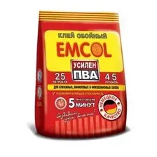 Клей обойный EMCOL универсальный, пакет 200г.