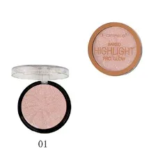 Хайлайтер Farres Baked Pro. Glow 3017-01 (бледно-розовый)