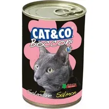 Adragna Cat&Co Кусочки лосося в соусе 405 г