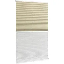 Плиссе Delfa Walnut СПШ-3405/3504 Basic Transparent (81x160, бежевый/белый)
