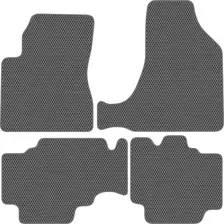 Комплект ковриков для авто Alicosta Hyundai Tucson I (suv / JM) 2004 - 2009 (серый, ромб)