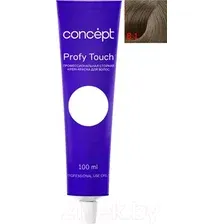 Крем-краска для волос Concept Profy Touch Стойкая 8.1 (100мл, пепельный блондин)
