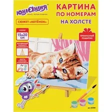Картина по номерам Юнландия Котенок 662502