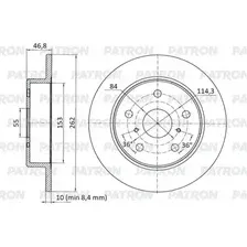 Тормозной диск PATRON PBD1014