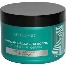 Бальзам-маска Liv Delano Мгновенный объем, алоэ и цинк, 500 мл