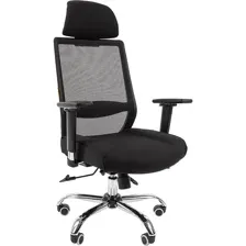 Офисное кресло CHAIRMAN 555 LUX (черный)