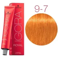 Крем-краска для волос Schwarzkopf Professional Igora Royal Permanent Color Creme 9-7 60 мл