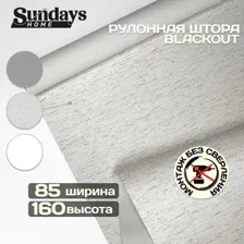 Рулонная штора Sundays Home Оливия 85х160 (лен)