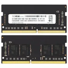 Оперативная память 3DRW 16ГБ DDR4 SODIMM 2666 МГц 3D2666SD416G16