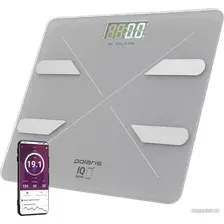 Умные напольные весы Polaris PWS 1898 IQ Home (серый)