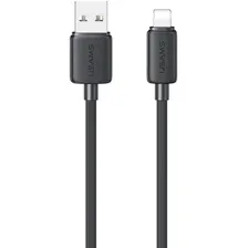 Кабель Usams US-SJ694 USB Type-A - Lightning (2 м, черный)