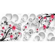 Фотообои Citydecor Цветочный декор 3D 300x150