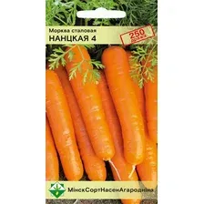 Семена МинскСортСемОвощ Морковь Нантская 4 столовая драже (250шт)