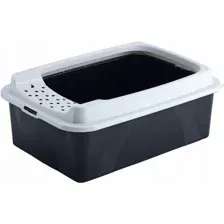 Туалет-лоток Rotho Bonnie Top Entry Eco, черный, 4004708080