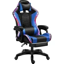 Кресло геймерское Jiqiao DG8003-ЧС (черный/синий)