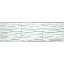 Экран для ванны Perfecto Linea Волна белая, 36-031707, 1.7 м