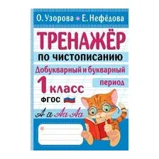 Тренажёр по чистописанию. Добукварный и букварный период. 1 класс