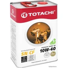 Моторное масло Totachi NIRO LV Semi-Synthetic SN/CF 10W-40 4л