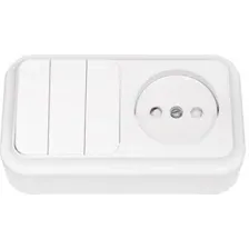 Розетка Bylectrica Пралеска 3В-РЦ-575 (белый)