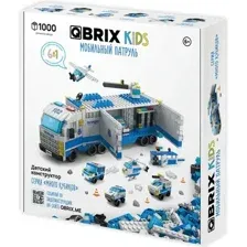 Конструктор QBRIX Kids. Много кубиков. Мобильный патруль 32006
