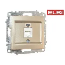 Розетка El-Bi Zena-Vega / 609-011400-221 (титан)