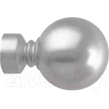 Наконечник для карниза Lm Decor YF059 Шар большой 25мм (сатин)