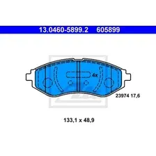 Тормозные колодки дисковые передняя ось ATE 13.0460-5899.2