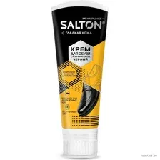 Крем для обуви в тубе с апликатором гладкая кожа (Черный) SALTON PROFESSIONAL 75 мл