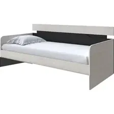 Кровать-тахта PROxSON Milton 120x190 (дуб шамони светлый 124/черный)