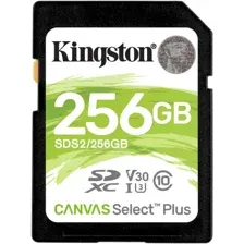 Карта памяти Kingston Canvas Select Plus SDXC 256GB SDS2/256GB