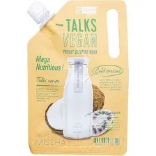 Missha Talks Vegan Squeeze Pocket Sleeping Mask Mega Nutritious 10 г
