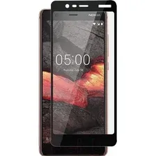 Защитное стекло для телефона Case Full Screen для Nokia 5.1 (черный глянец)