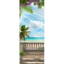 Фотообои листовые Citydecor Фреска вид на море 3D (100x254)