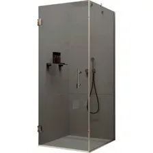Душевой уголок MaybahGlass MGY-1309-4 (графитовое стекло/хром глянцевый)