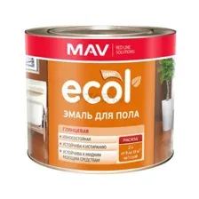 Эмаль алкидная ECOL ПФ-266 для пола светло-коричневая 0,9 кг