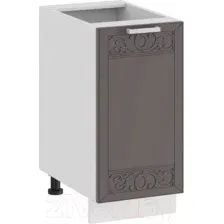 Шкаф напольный Трия Долорес 1Н3 (белый/муссон)