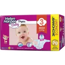 Подгузники Helen Harper Baby 3 Midi (70 шт)