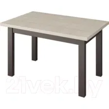 Обеденный стол Senira Кастусь 110-145x70 (дуб выбеленный/венге)