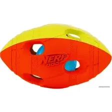 Игрушка для собак Nerf Мяч гандбольный двухцветный светящийся 35378