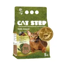 Наполнитель для туалета Cat Step Olive Original / 20333015 (5л/3.75кг)