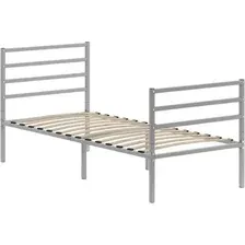 Кровать Домаклево Металика Г4+Г3 80х200 (серый)