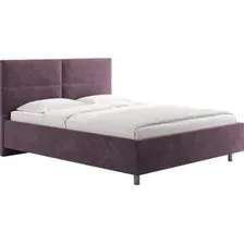 Кровать Сонум Omega 160x200 (микровелюр лаванда)