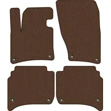 Комплект ковриков для авто Alicosta Volkswagen Touareg II (suv, гибрид / 7P5) 2010 - 2018 (коричневый, сота)
